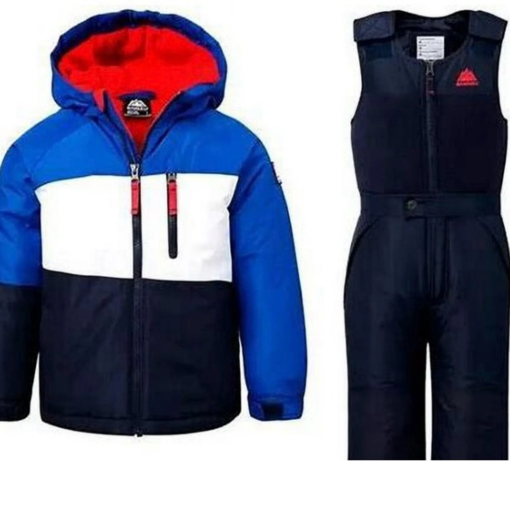 snozu kids jacket with matching bib 2t- NWT